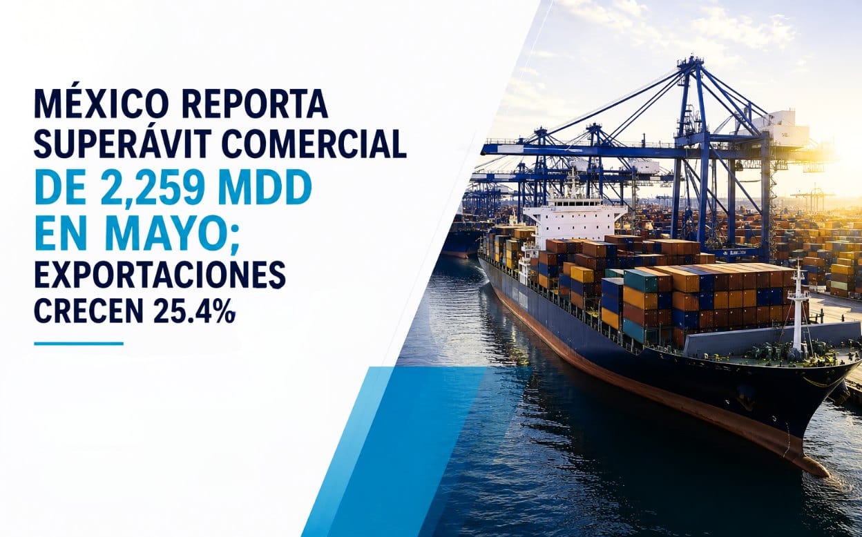 Balanza comercial de México en mayo de 2026
