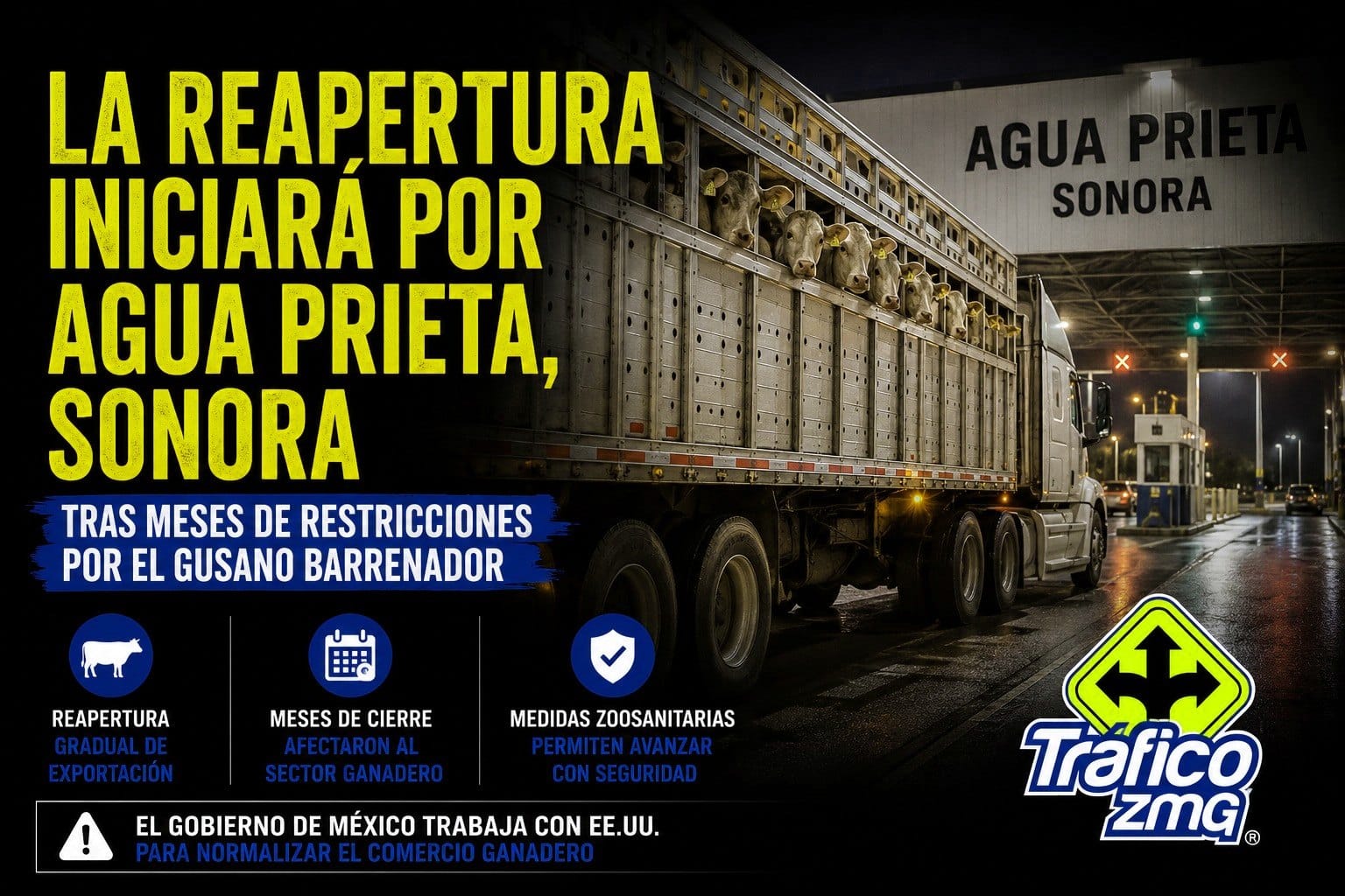 Reanudación de la importación de ganado mexicano en 2026