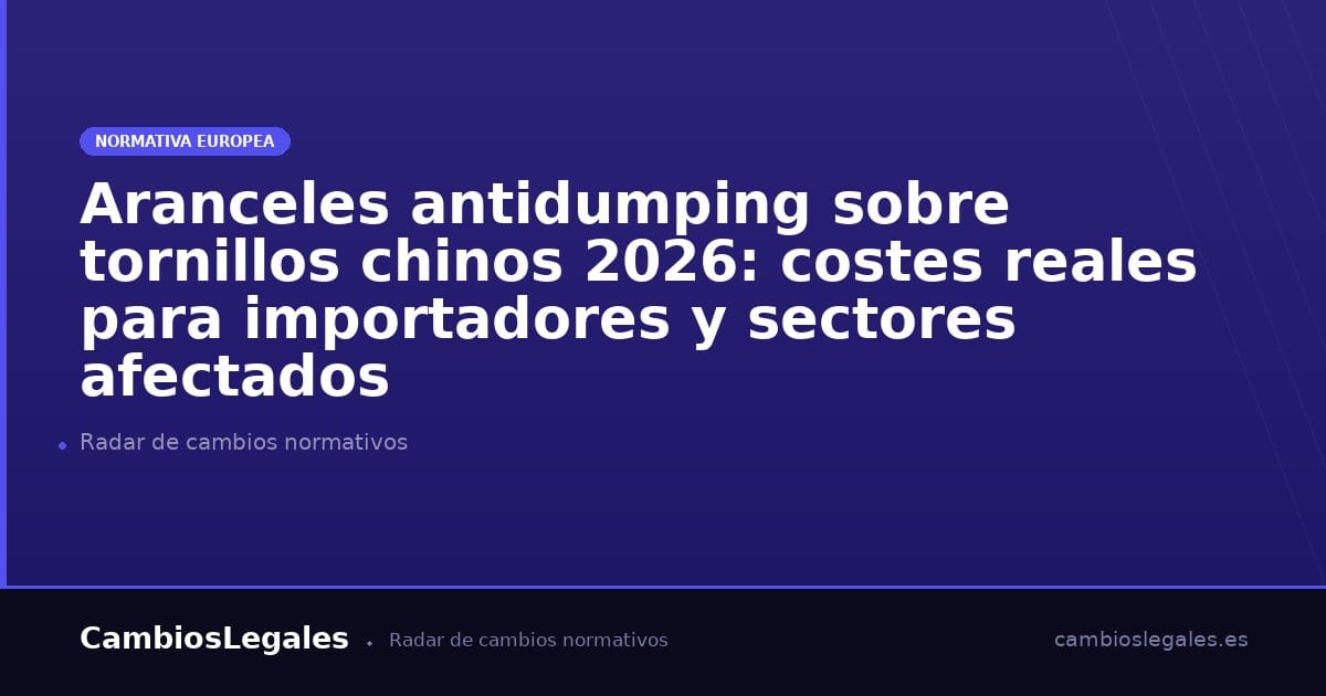 Aranceles de acero en China para 2026: lo que se sabe