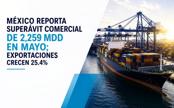 Balanza comercial de México en mayo de 2026