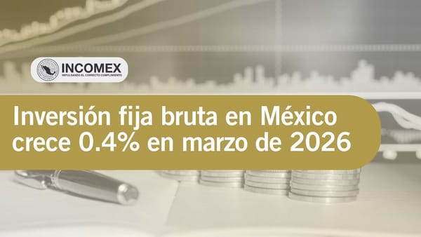 Crecimiento de la inversión fija bruta en México 2026